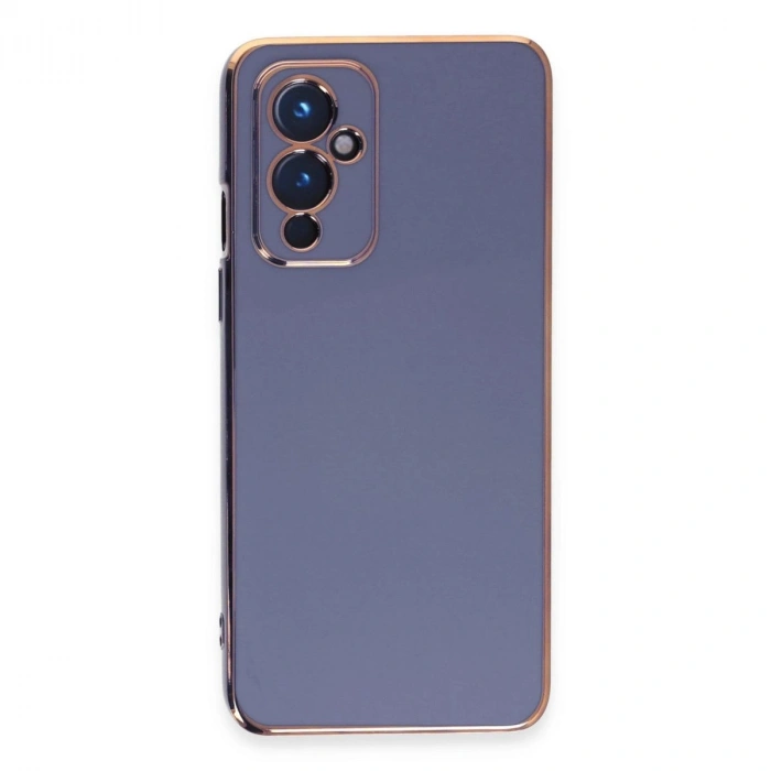 MARSİLYAN™- One Plus 9 Kılıf Volet Silikon - Mavi