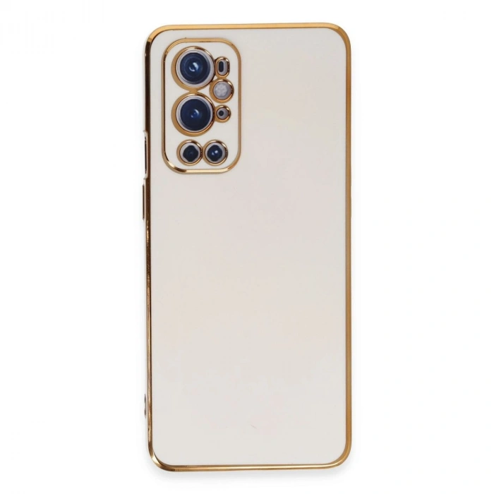 MARSİLYAN™- One Plus 9 Pro Kılıf Volet Silikon - Beyaz