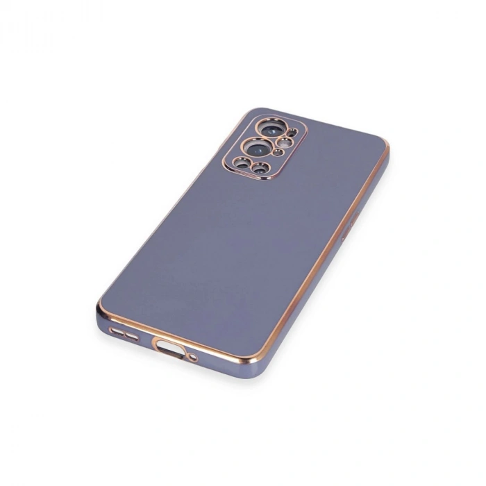 MARSİLYAN™- One Plus 9 Pro Kılıf Volet Silikon - Mavi