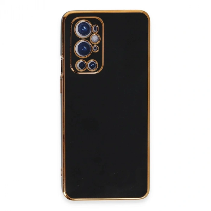 MARSİLYAN™- One Plus 9 Pro Kılıf Volet Silikon - Siyah
