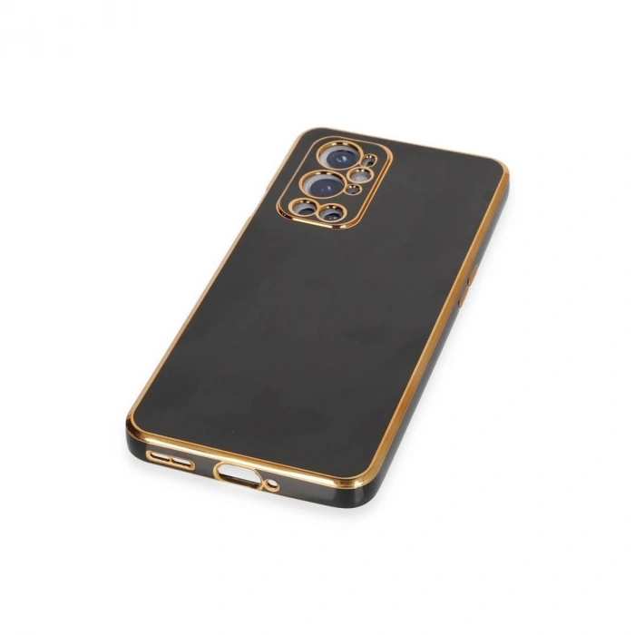 MARSİLYAN™- One Plus 9 Pro Kılıf Volet Silikon - Siyah
