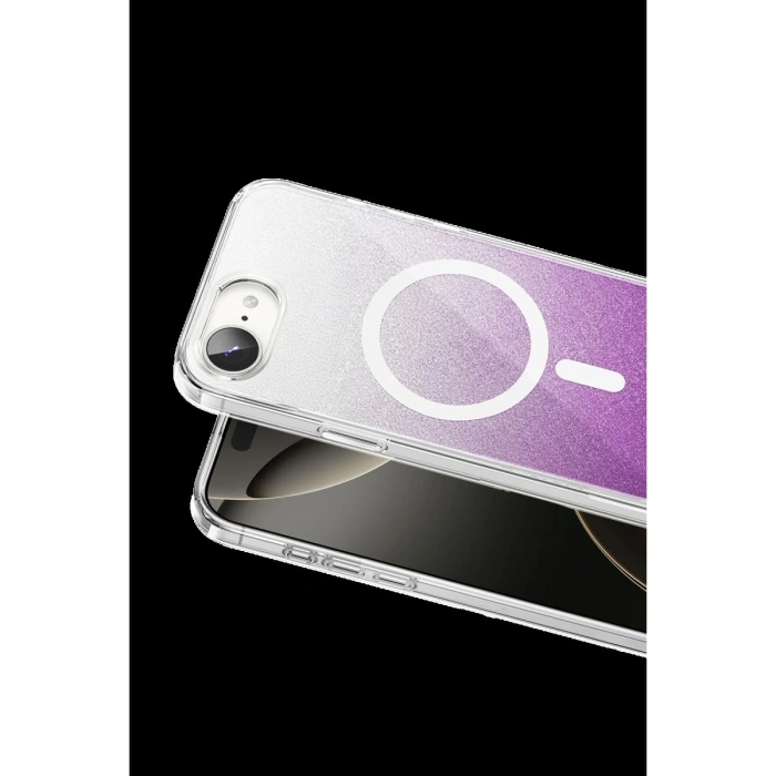 MARSİLYAN™- Onegif Apple İphone 17e Sora Simli Magsafe Kapak - Mor