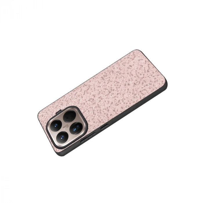 MARSİLYAN™- Onegif Xiaomi Mi 15t Pro Bright Simli Kapak - Pembe