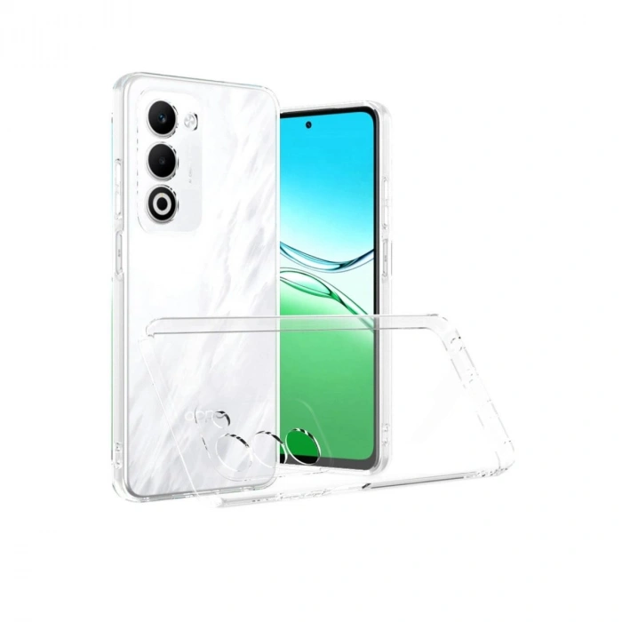 MARSİLYAN™- Oppo A5 4g Lüx Şeffaf Silikon - Şeffaf