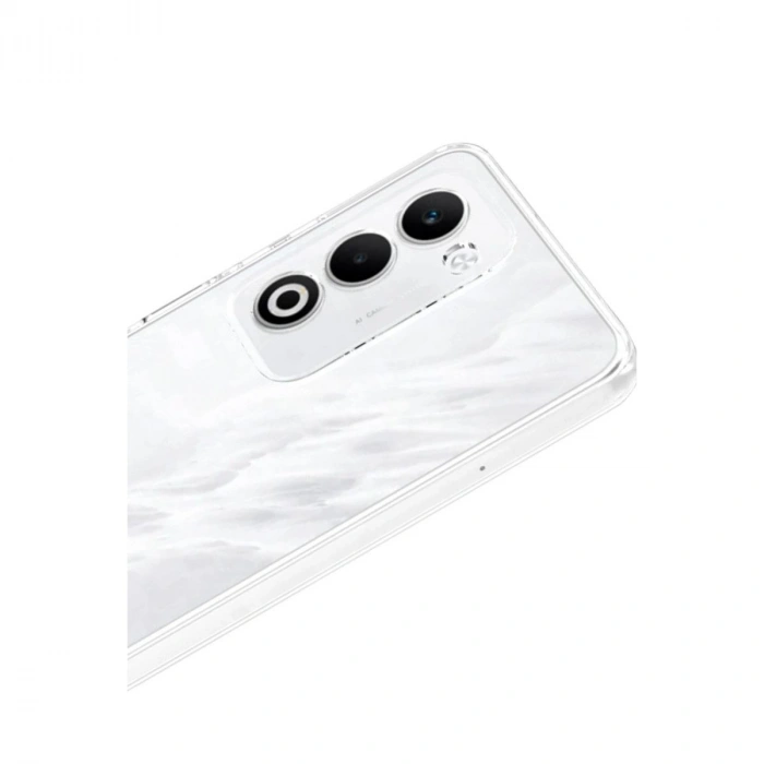 MARSİLYAN™- Oppo A5 4g Lüx Şeffaf Silikon - Şeffaf