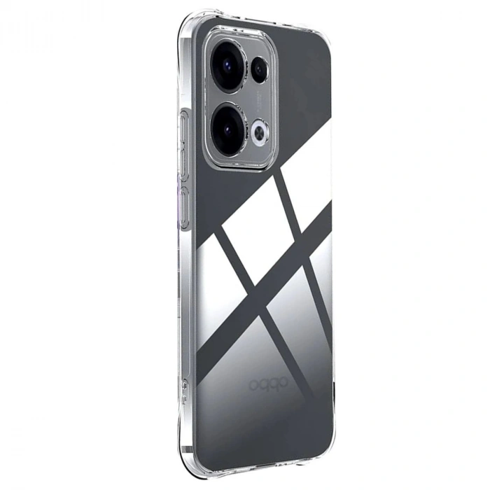 MARSİLYAN™- Oppo A6 Pro 4g Lüx Şeffaf Silikon - Şeffaf