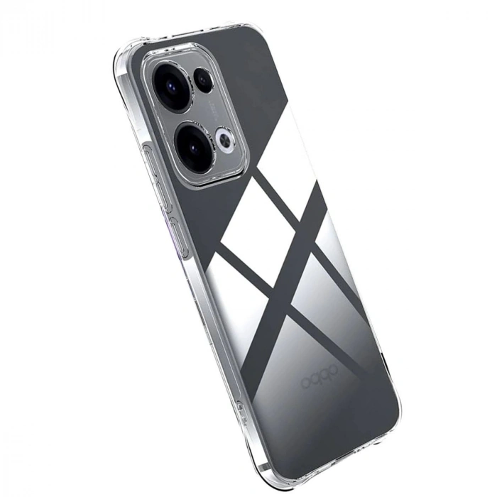 MARSİLYAN™- Oppo A6 Pro 4g Lüx Şeffaf Silikon - Şeffaf