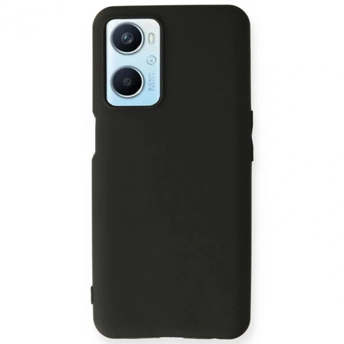 MARSİLYAN™- Oppo A96 Kılıf First Silikon - Siyah