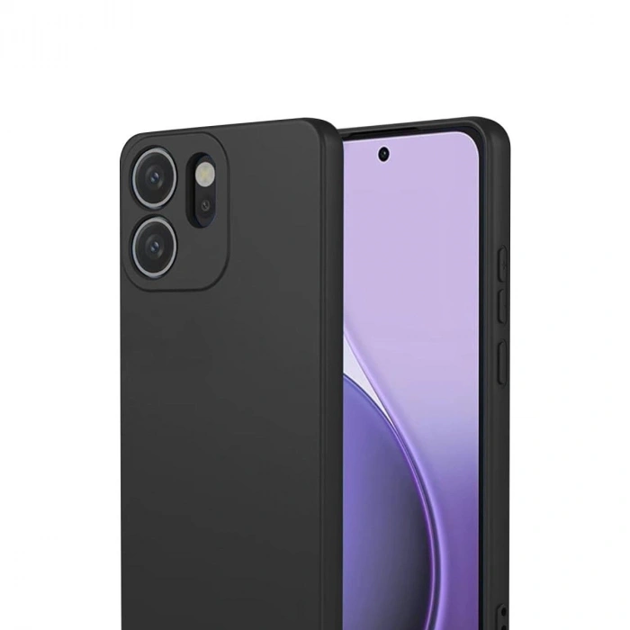 MARSİLYAN™- Oppo Reno 14f First Silikon - Siyah