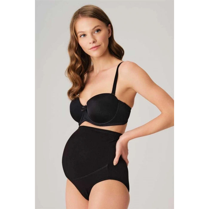 MARSiLYAN-  Pamuk ve Modal Kumaş Yüksek Bel Hamile Külodu