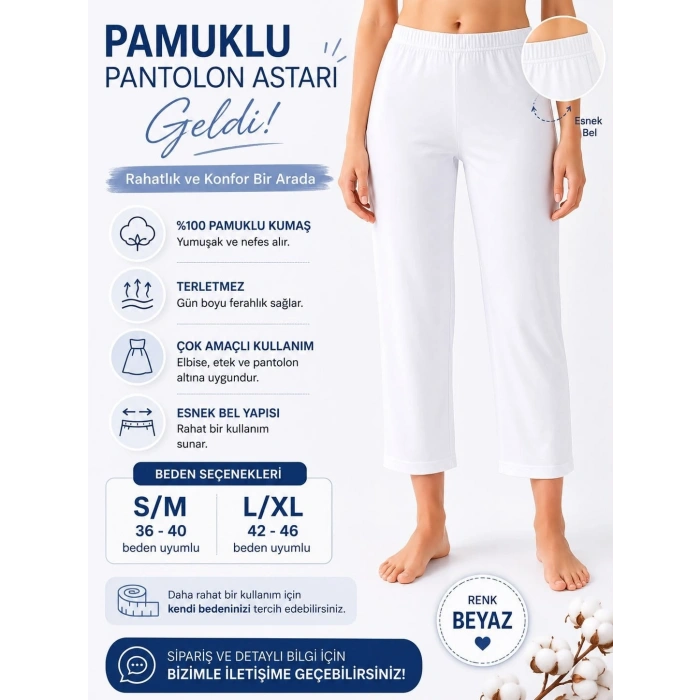 MARSiLYAN- Pamuklu Pantolon Astarı E0001