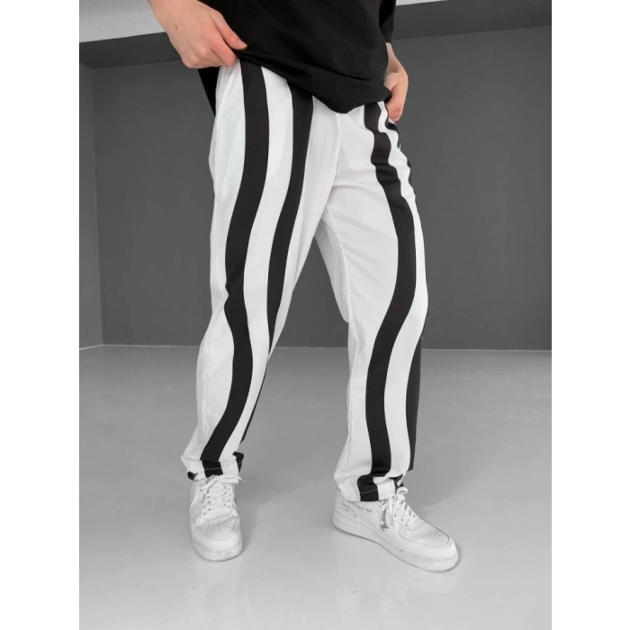 MARSiLYAN- Paraşüt Kumaş Eşofman - Beyaz