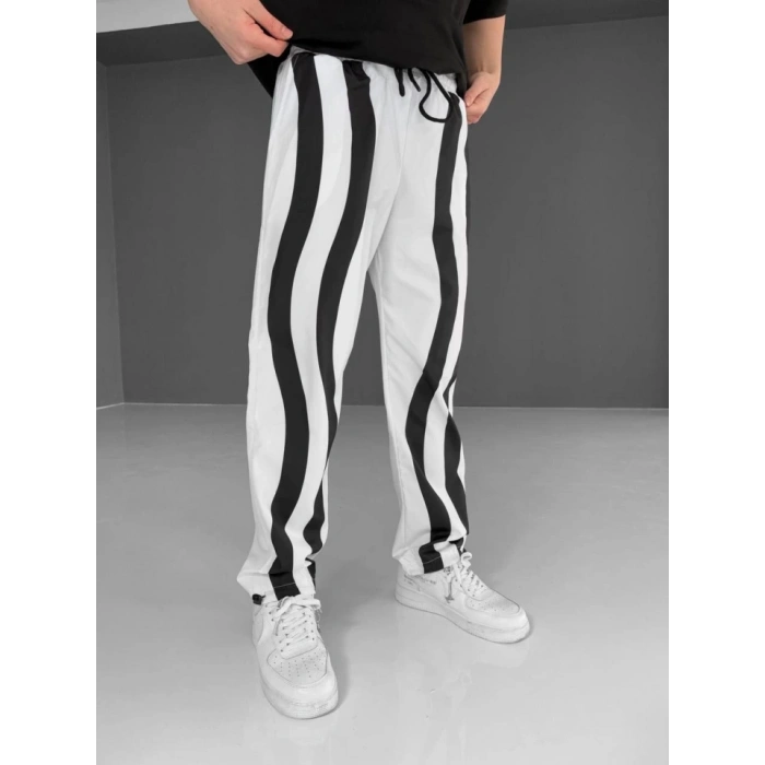 MARSiLYAN- Paraşüt Kumaş Eşofman - Beyaz