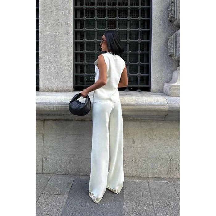 MARSiLYAN- Paulo Gold Düğmeli Yelek Pantolon Takım 9976