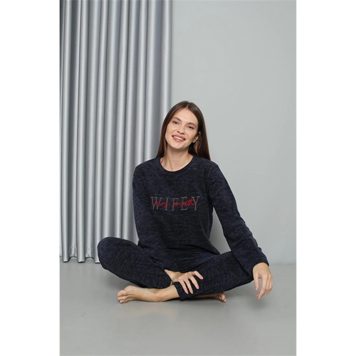 MARSiLYAN- Polar Kadın Pijama Takımı Lacivert