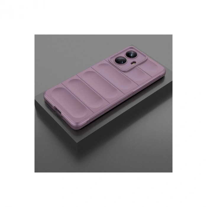 MARSİLYAN™- Realme 10 Pro 5g Kılıf Optimum Silikon - Mor