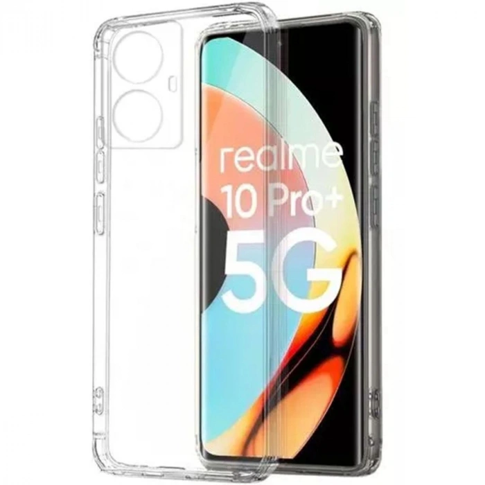 MARSİLYAN™- Realme 10 Pro Plus 5g Kılıf Lüx Şeffaf Silikon