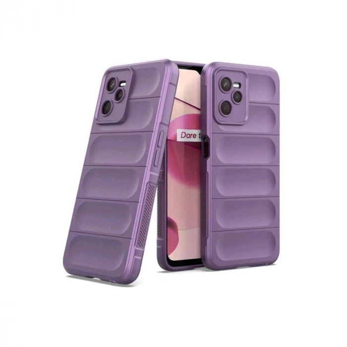 MARSİLYAN™- Realme C35 Kılıf Optimum Silikon - Mor