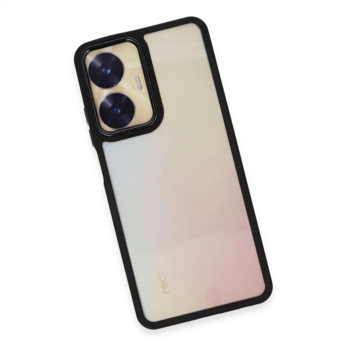 MARSİLYAN™- Realme C55 Kılıf Dora Kapak - Siyah