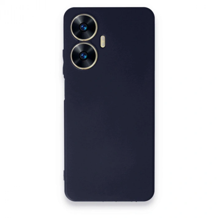 MARSİLYAN™- Realme C55 Kılıf First Silikon - Lacivert