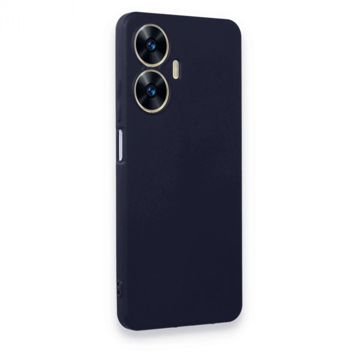 MARSİLYAN™- Realme C55 Kılıf First Silikon - Lacivert