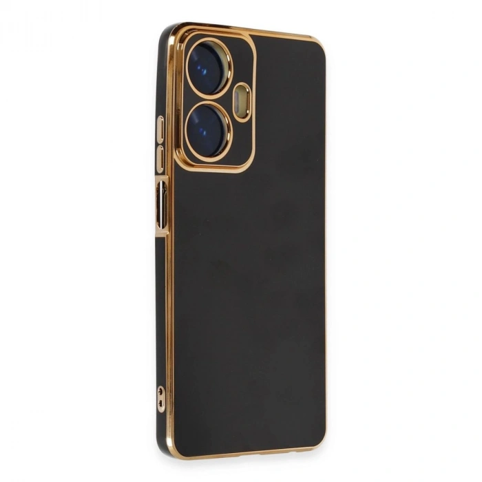 MARSİLYAN™- Realme C55 Kılıf Volet Silikon - Siyah