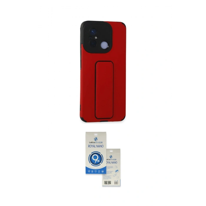 MARSİLYAN™- Redmi 12C Kılıf Çekirdek Yansıma - Şeffaf Royal Nano Ekran Koruyucu