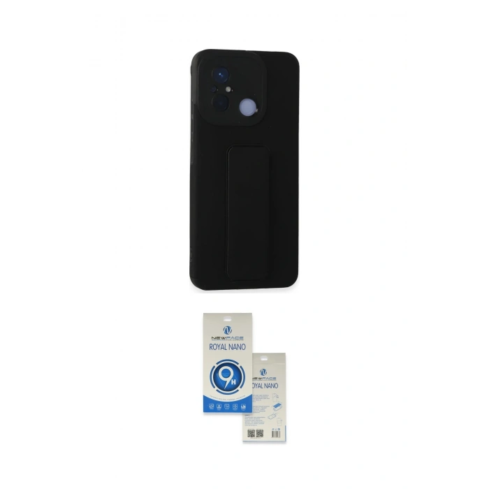 MARSİLYAN™- Redmi 12C Kılıf Çekirdek Yansıma - Şeffaf Royal Nano Ekran Koruyucu