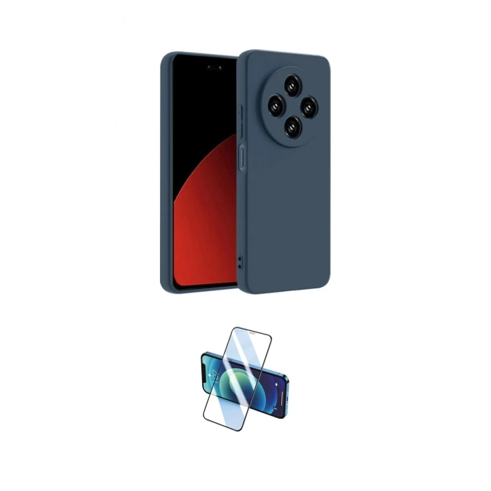 MARSİLYAN™- Redmi 14C Kılıf Ahenk Serisi - Siyah 3D Antistatik Seramik Nano Ekran Koruyucu