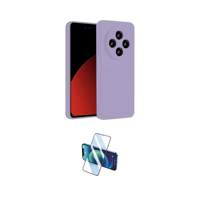 MARSİLYAN™- Redmi 14C Kılıf Ahenk Serisi - Siyah 3D Antistatik Seramik Nano Ekran Koruyucu