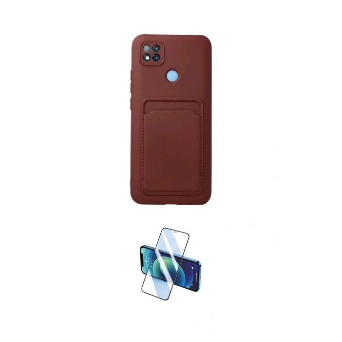 MARSİLYAN™- Redmi 9C Kılıf Vadi Çizgi Prime - Siyah 3D Antistatik Seramik Nano Ekran Koruyucu