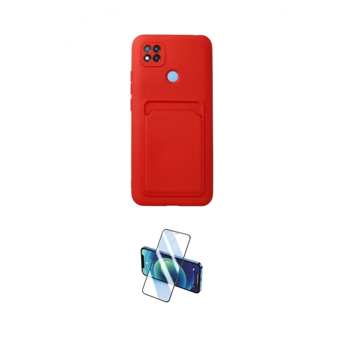 MARSİLYAN™- Redmi 9C Kılıf Vadi Çizgi Prime - Siyah 3D Antistatik Seramik Nano Ekran Koruyucu