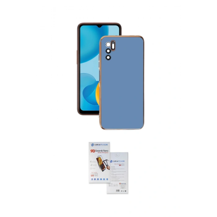 MARSİLYAN™- Redmi Note 11 SE Kılıf Yankı Serisi - Siyah Seramik Nano Ekran Koruyucu