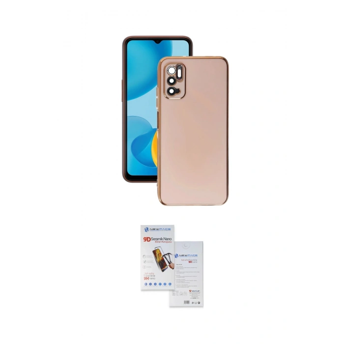 MARSİLYAN™- Redmi Note 11 SE Kılıf Yankı Serisi - Siyah Seramik Nano Ekran Koruyucu