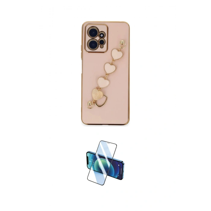 MARSİLYAN™- Redmi Note 12 4G Kılıf Nova Işık Prime - Siyah 3D Antistatik Cam Ekran Koruyucu