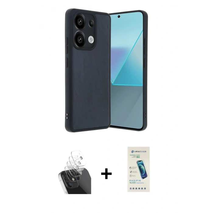 MARSİLYAN™- Redmi Note 13 Pro 5G Kılıf Kıvılcım Işık Serisi - Şeffaf Pasifik Cam Ekran Koruyucu + Kamera Lens Koruma Cam - SF