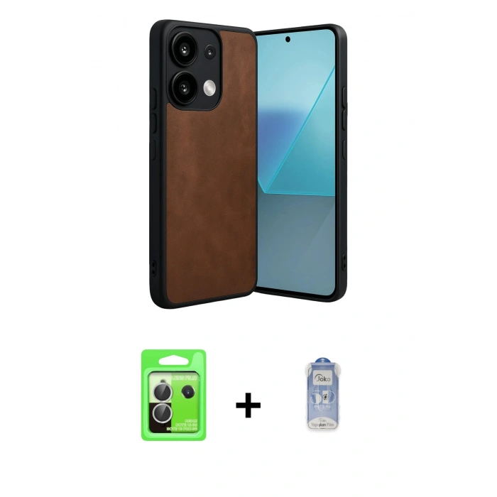 MARSİLYAN™- Redmi Note 13 Pro 5G Kılıf Kıvılcım Işık Serisi - Siyah Joko Magic 5D Cam + Raze Metal Kamera Lens - GS