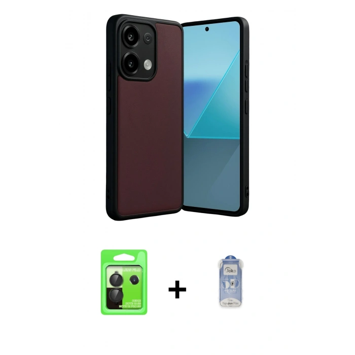 MARSİLYAN™- Redmi Note 13 Pro 5G Kılıf Kıvılcım Işık Serisi - Siyah Joko Magic 5D Cam + Raze Metal Kamera Lens - SH