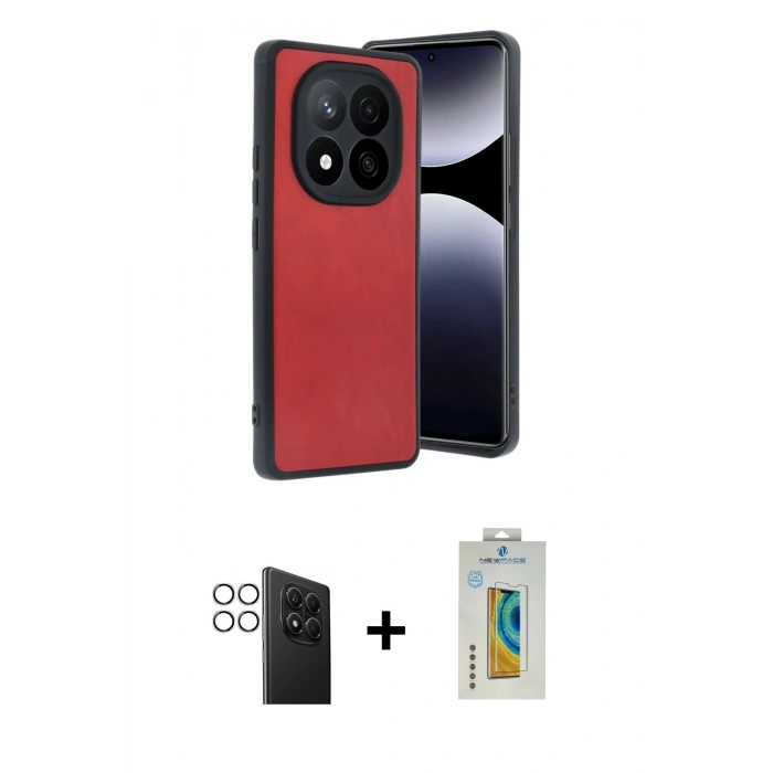 MARSİLYAN™- Redmi Note 14 Pro 4G Kılıf Kıvılcım Işık Serisi - Şeffaf Polymer Nano Ekran Koruyucu + PVD Metal Kamera Lens - GS