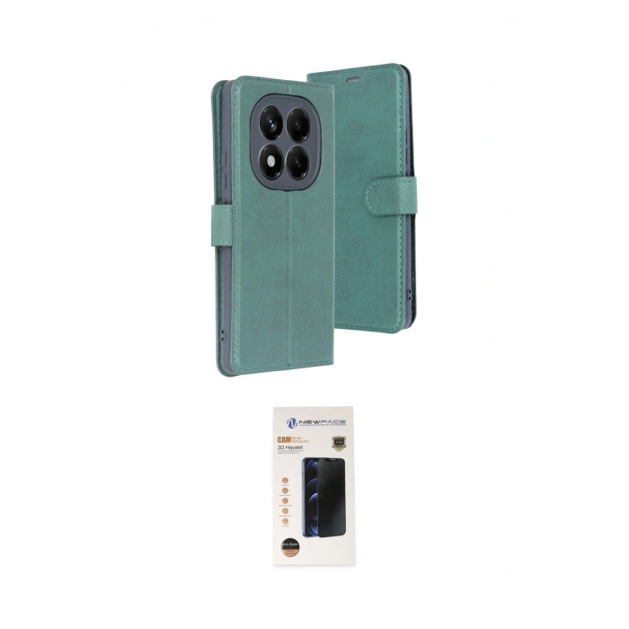 MARSİLYAN™- Redmi Note 15 Pro 5G Kılıf Siluet Işık Serisi - Siyah 3D Antistatik Hayalet Cam Ekran Koruyucu