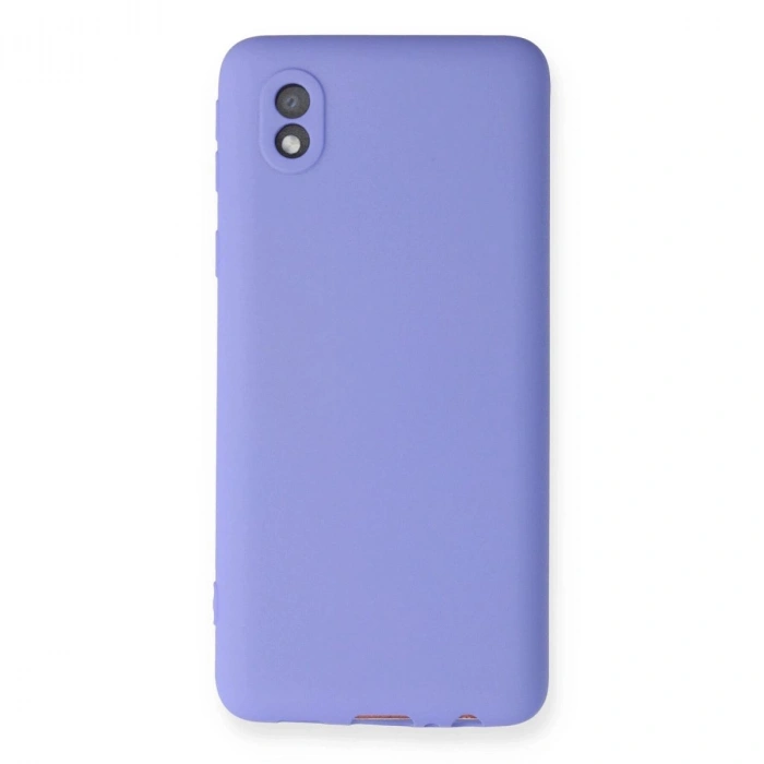 MARSİLYAN™- Samsung Galaxy A01 Core Kılıf First Silikon - Lila