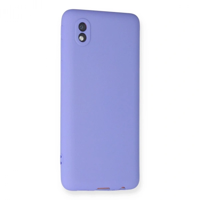 MARSİLYAN™- Samsung Galaxy A01 Core Kılıf First Silikon - Lila