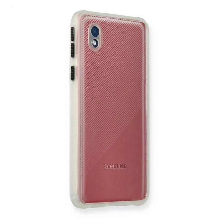 MARSİLYAN™- Samsung Galaxy A01 Core Kılıf Miami Şeffaf Silikon - Şeffaf