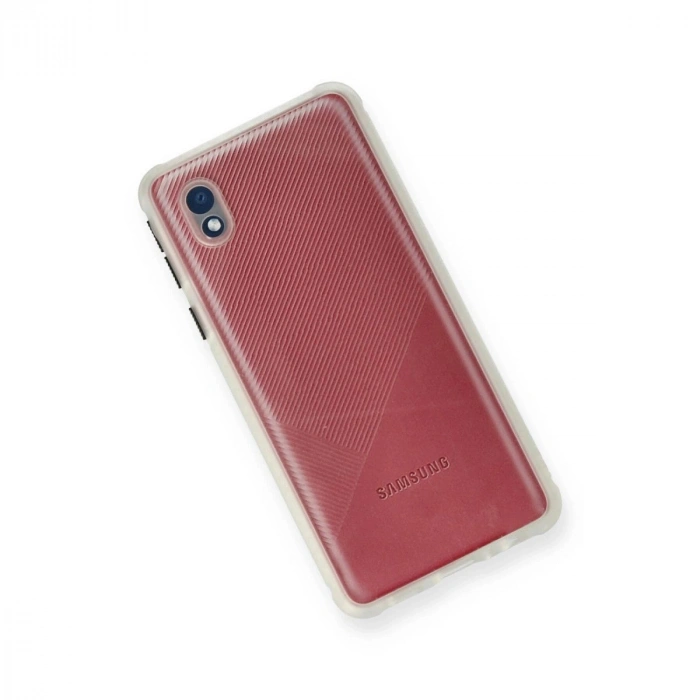 MARSİLYAN™- Samsung Galaxy A01 Core Kılıf Miami Şeffaf Silikon - Şeffaf