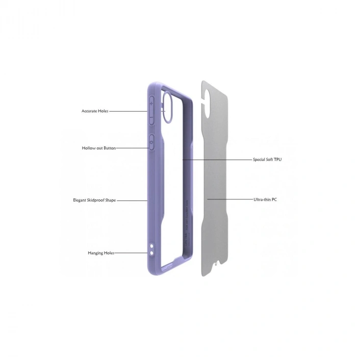 MARSİLYAN™- Samsung Galaxy A01 Core Kılıf Platin Silikon - Sarı