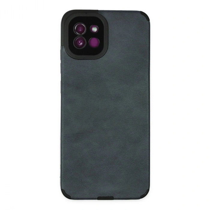 MARSİLYAN™- Samsung Galaxy A03 Kılıf Loop Deri Silikon - Lacivert