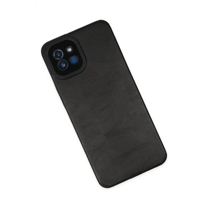 MARSİLYAN™- Samsung Galaxy A03 Kılıf Loop Deri Silikon - Siyah