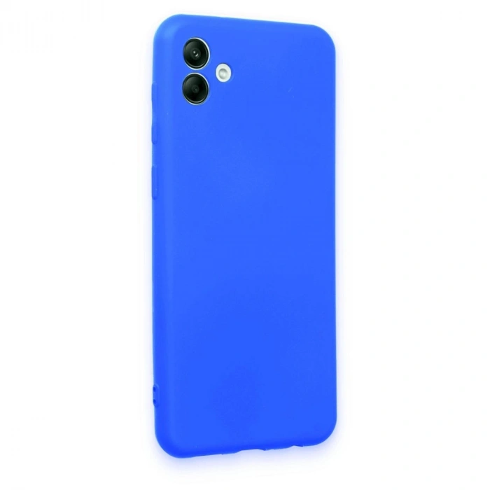 MARSİLYAN™- Samsung Galaxy A04 Kılıf First Silikon - Mavi