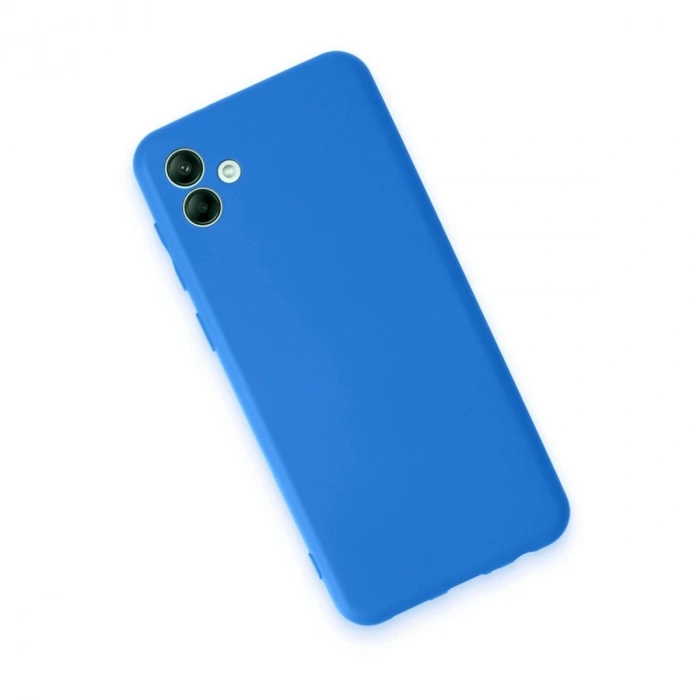 MARSİLYAN™- Samsung Galaxy A04 Kılıf First Silikon - Mavi