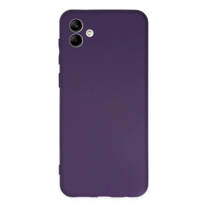 MARSİLYAN™- Samsung Galaxy A04 Kılıf First Silikon - Mor